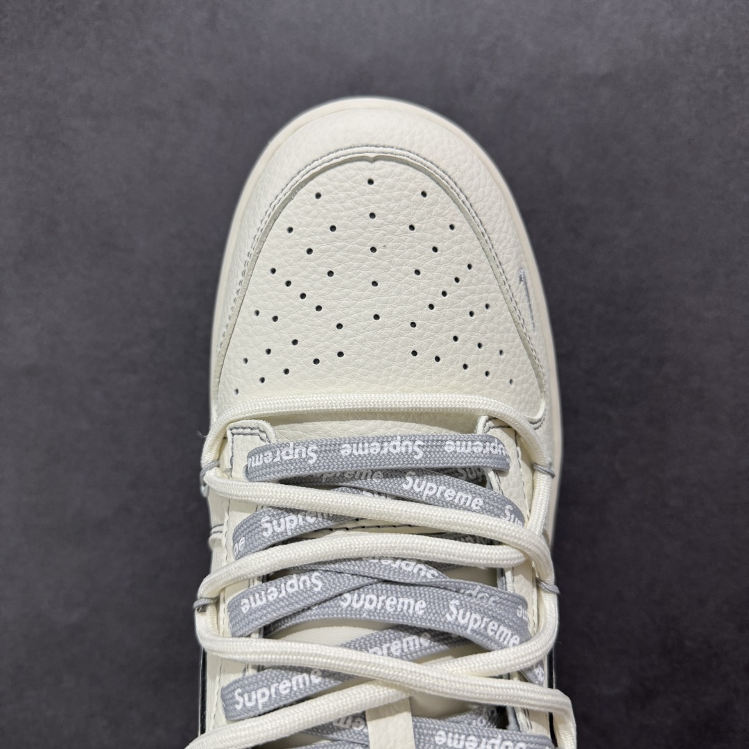 300 【定制版】Nike SB Dunk Low Sup系列 绑带米白涂鸦勾 周年高端定制 低帮休闲板鞋 DM6868-080