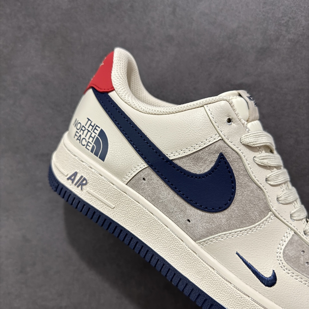 260 【定制版】Nike Air Force 1'07 Low 北面联名 红尾深蓝 空军一号低帮休闲板鞋 XX3168-133