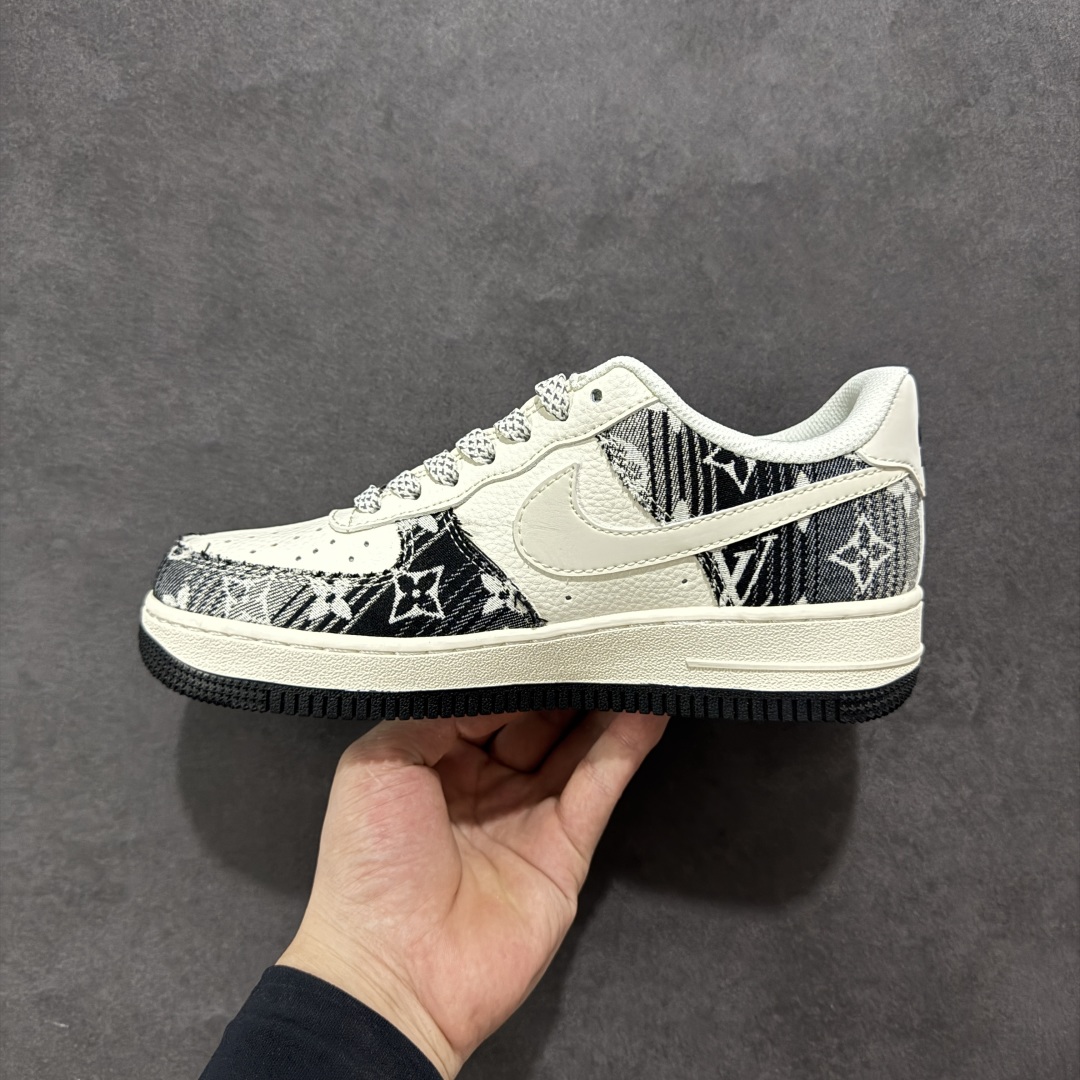 260 【定制版】Nike Air Force 1'07 Low LV联名 黑花牛仔 空军一号低帮休闲板鞋 XS1958-585