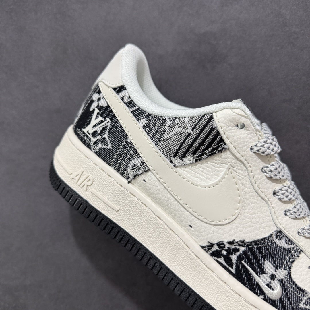 260 【定制版】Nike Air Force 1'07 Low LV联名 黑花牛仔 空军一号低帮休闲板鞋 XS1958-585