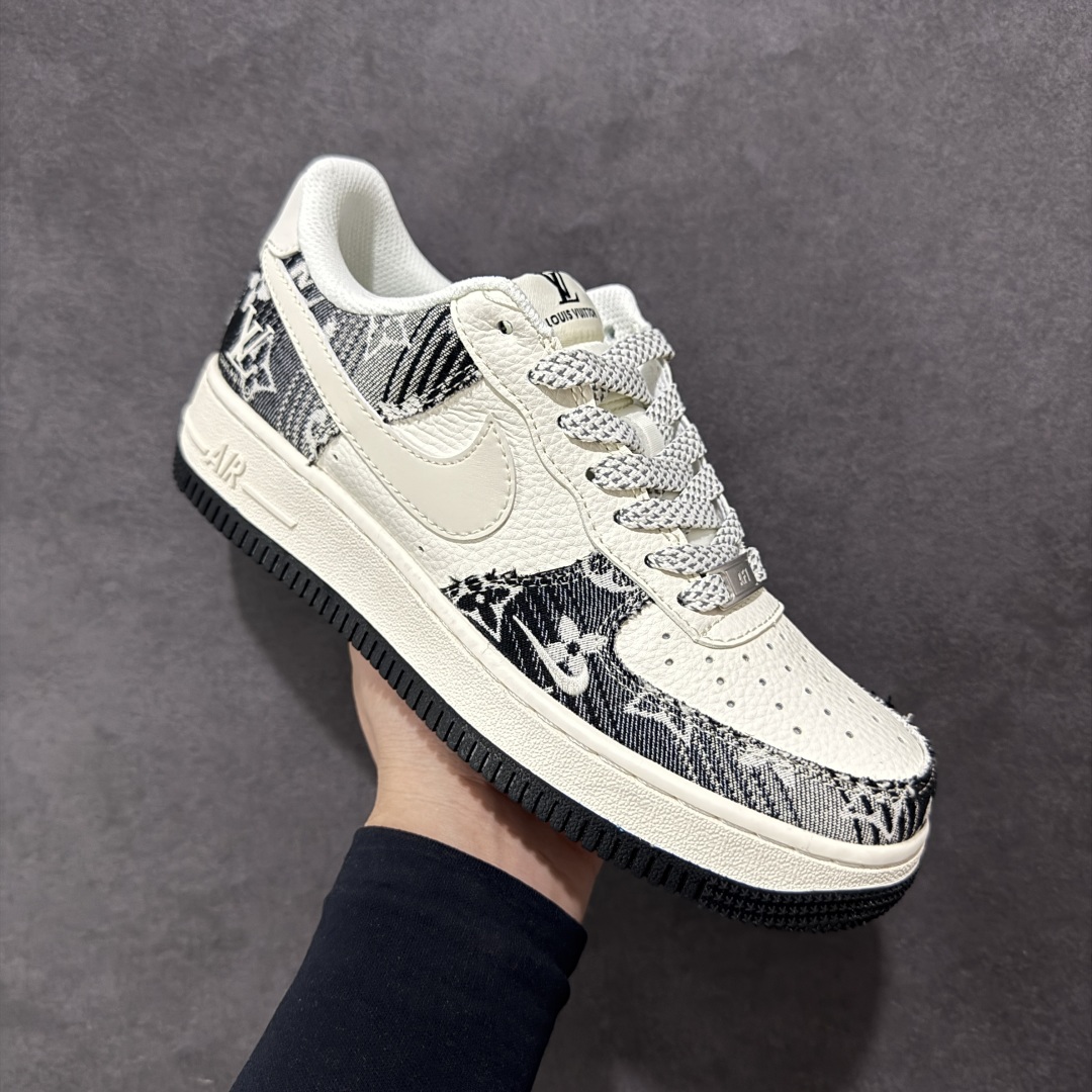 260 【定制版】Nike Air Force 1'07 Low LV联名 黑花牛仔 空军一号低帮休闲板鞋 XS1958-585