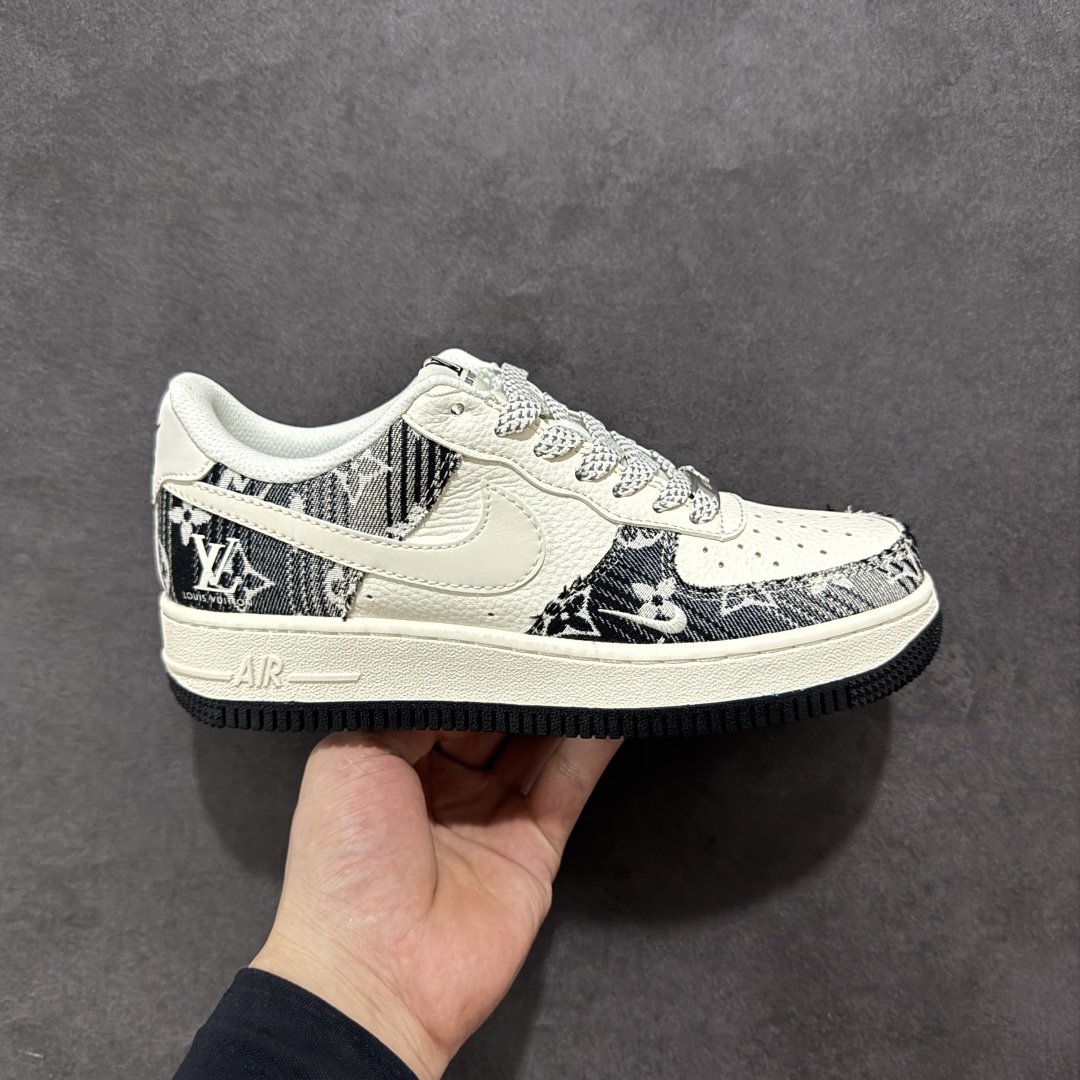 260 【定制版】Nike Air Force 1'07 Low LV联名 黑花牛仔 空军一号低帮休闲板鞋 XS1958-585