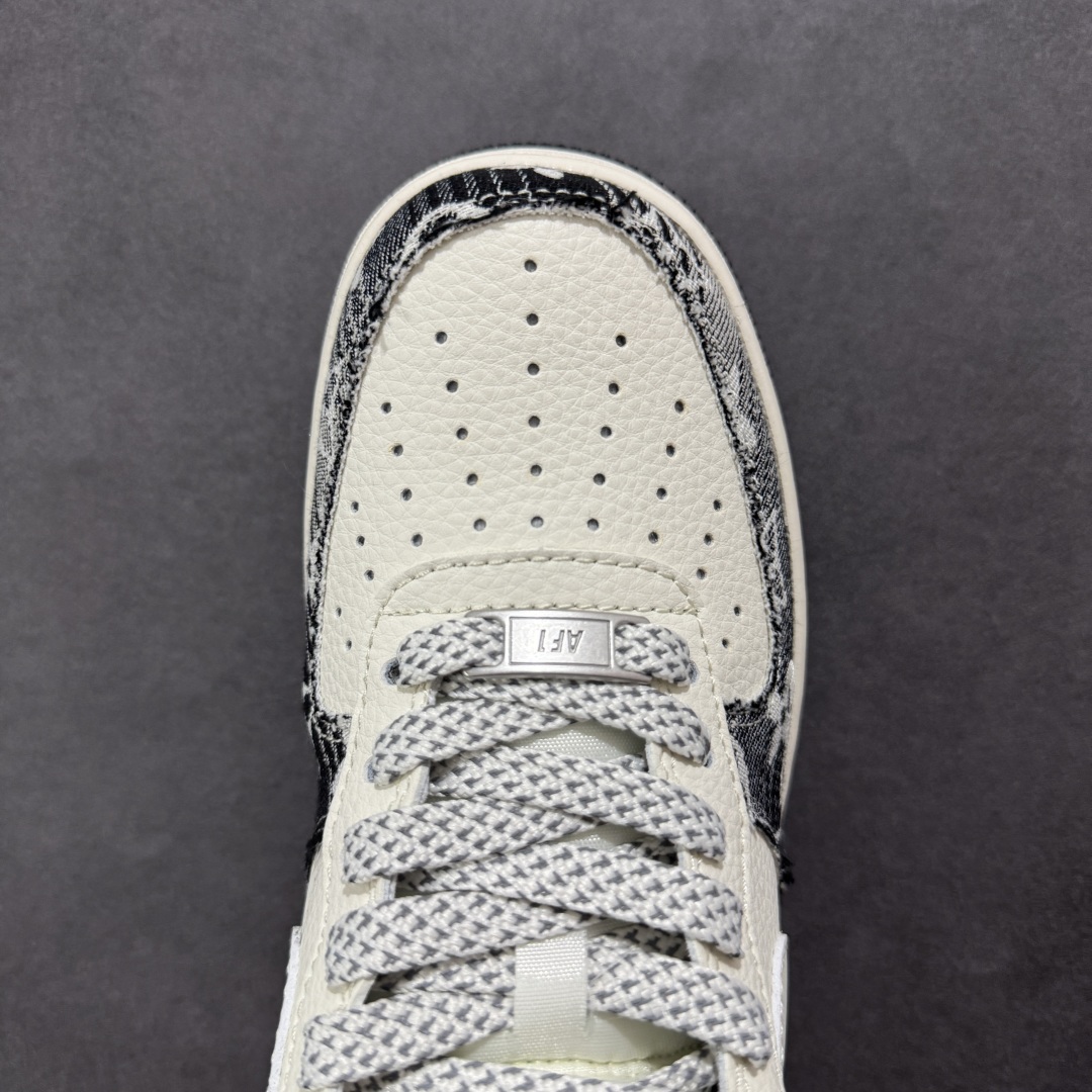 260 【定制版】Nike Air Force 1'07 Low LV联名 黑花牛仔 空军一号低帮休闲板鞋 XS1958-585