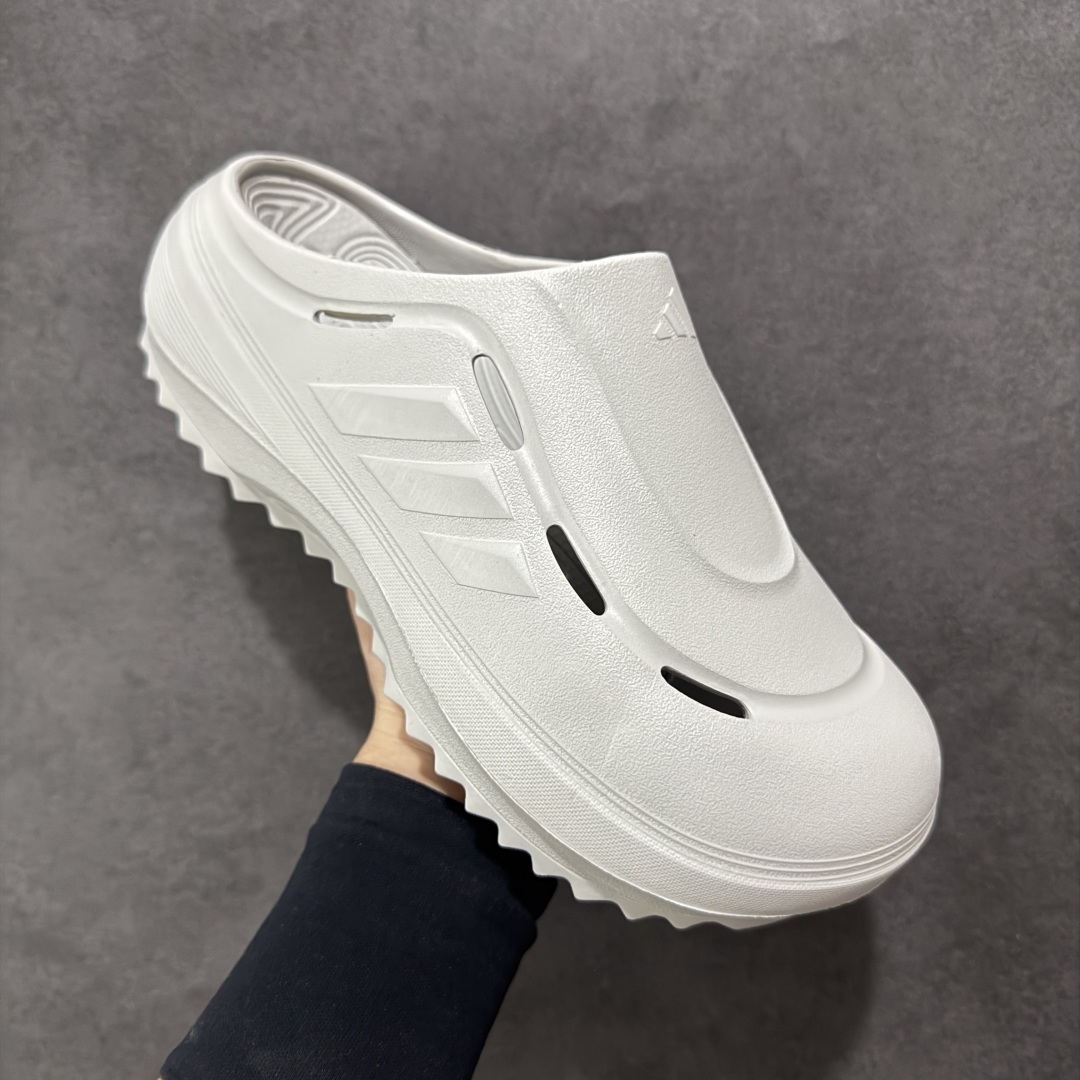 阿迪达斯 Adidas 波波凉鞋 OZWAVE CL波波凉鞋 沙滩拖鞋 稳定缓震回弹厚底老爹拖鞋 JR6760