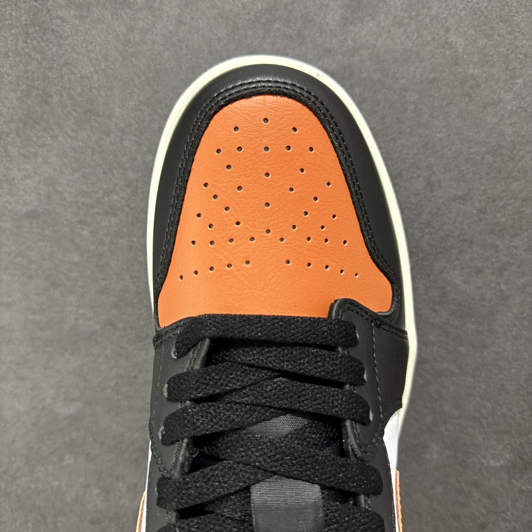 图片[8]-【定制版】Air Jordan AJ1 Low 低帮 黑橙扣碎 555558-081 全新流水线出品 市场第二梯队最强版 全部原鞋开发 原楦原纸板开发 全鞋电脑针车 原厂内置全掌气垫 原盒内在原标 唯一Zp原版鞋带绑法 免检产品 全新2022版型 全头层皮料 完美零毛边处理 原厂配置全掌气垫 价格定位良心 新配色陆续出货 尺码：36 36.5 37.5 38 38.5 39 40 40.5 41 42 42.5 43 44 44.5 45-选品中心