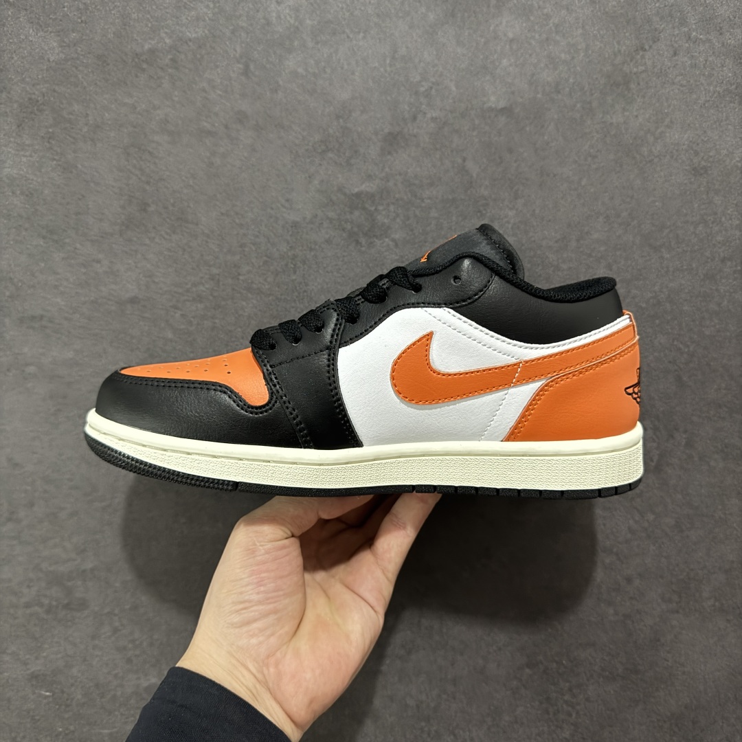 图片[2]-【定制版】Air Jordan AJ1 Low 低帮 黑橙扣碎 555558-081 全新流水线出品 市场第二梯队最强版 全部原鞋开发 原楦原纸板开发 全鞋电脑针车 原厂内置全掌气垫 原盒内在原标 唯一Zp原版鞋带绑法 免检产品 全新2022版型 全头层皮料 完美零毛边处理 原厂配置全掌气垫 价格定位良心 新配色陆续出货 尺码：36 36.5 37.5 38 38.5 39 40 40.5 41 42 42.5 43 44 44.5 45-选品中心