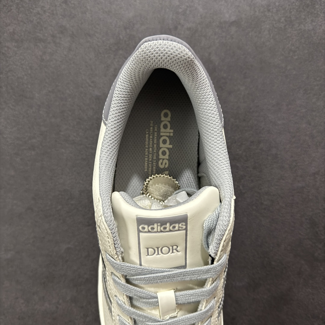  
【定制版】Adidas Originals Gazelle Indoor x DIOR 白灰 联名定