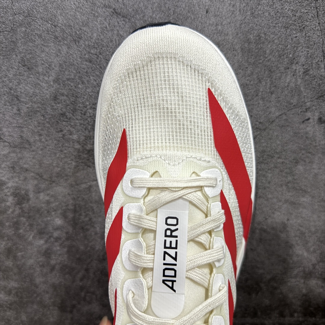 260 【PK版】AD Adizero Evo SL M 白红零度系列马拉松轻量竞速运动跑鞋 JS1183