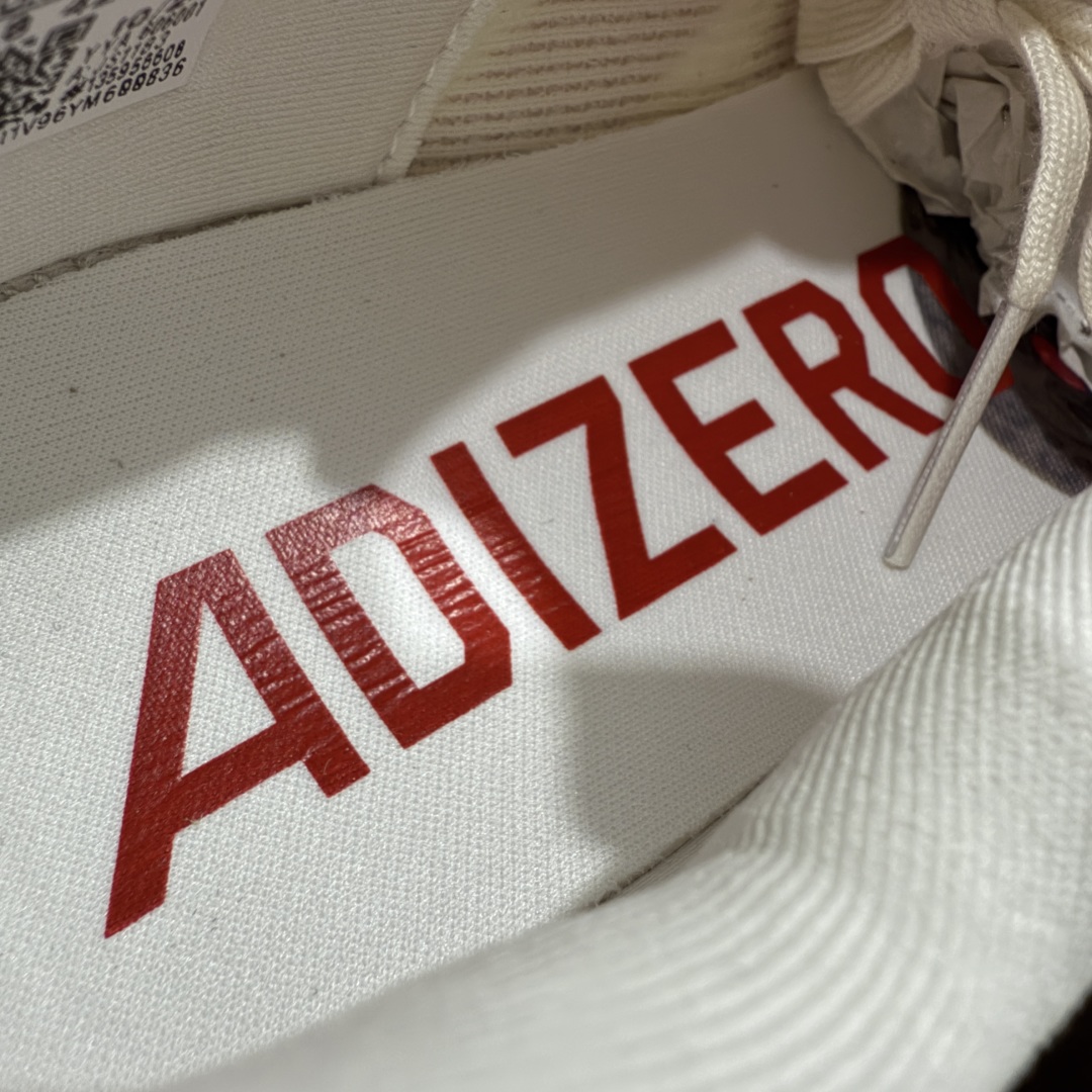  
【外贸版】AD Adizero Evo SL M 白红零度系列马拉松轻量竞速运动跑鞋  JS1183