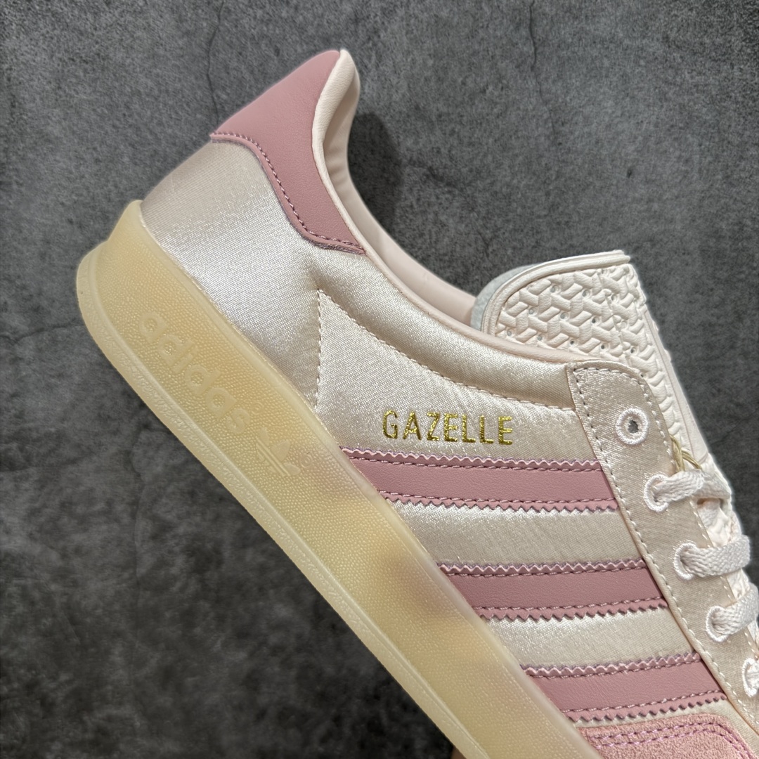  
【正确版】AD Originals Gazelle Indoor 粉色
三叶草复古休闲运动板鞋 原装