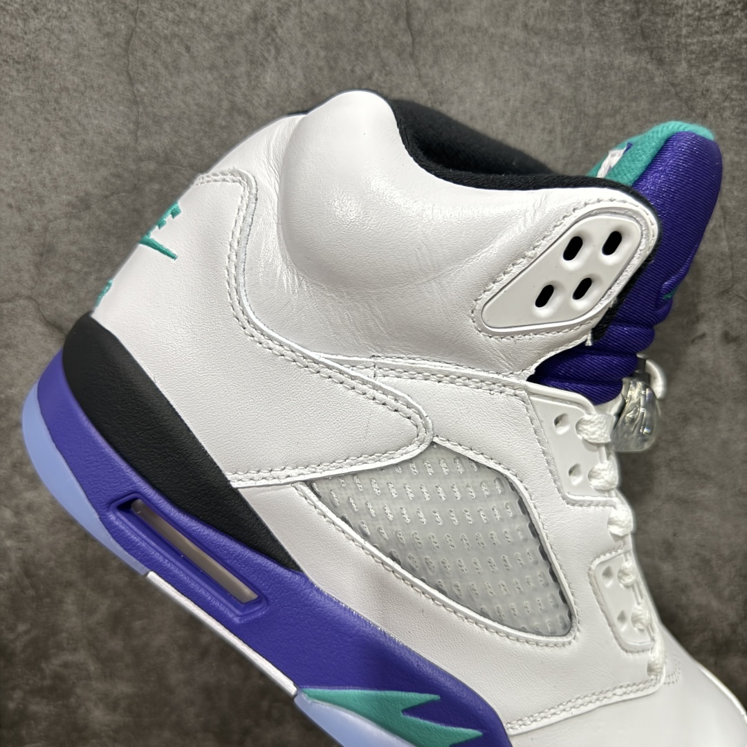 360 【原厂版本】Air Jordan 5 Retro ”Grape” 高帮 白紫色 AJ5 乔丹5代 aj5 乔5 高邦 白紫色 HQ7978-100