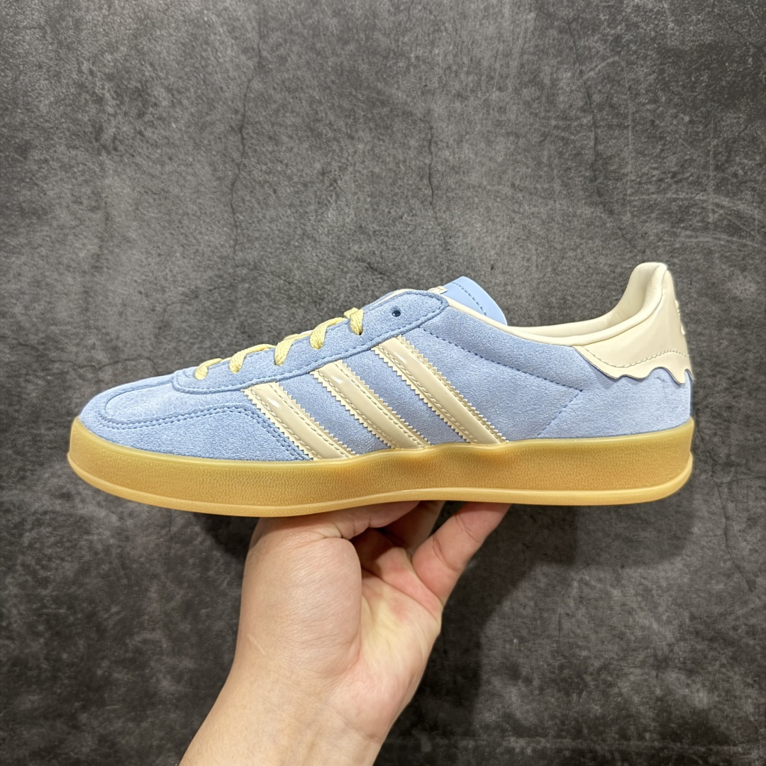 【渠道纯原版】AD Gazelle Indoor Trainers 羚羊内训系列低帮复古百搭休闲运动德训风板鞋 JR8029