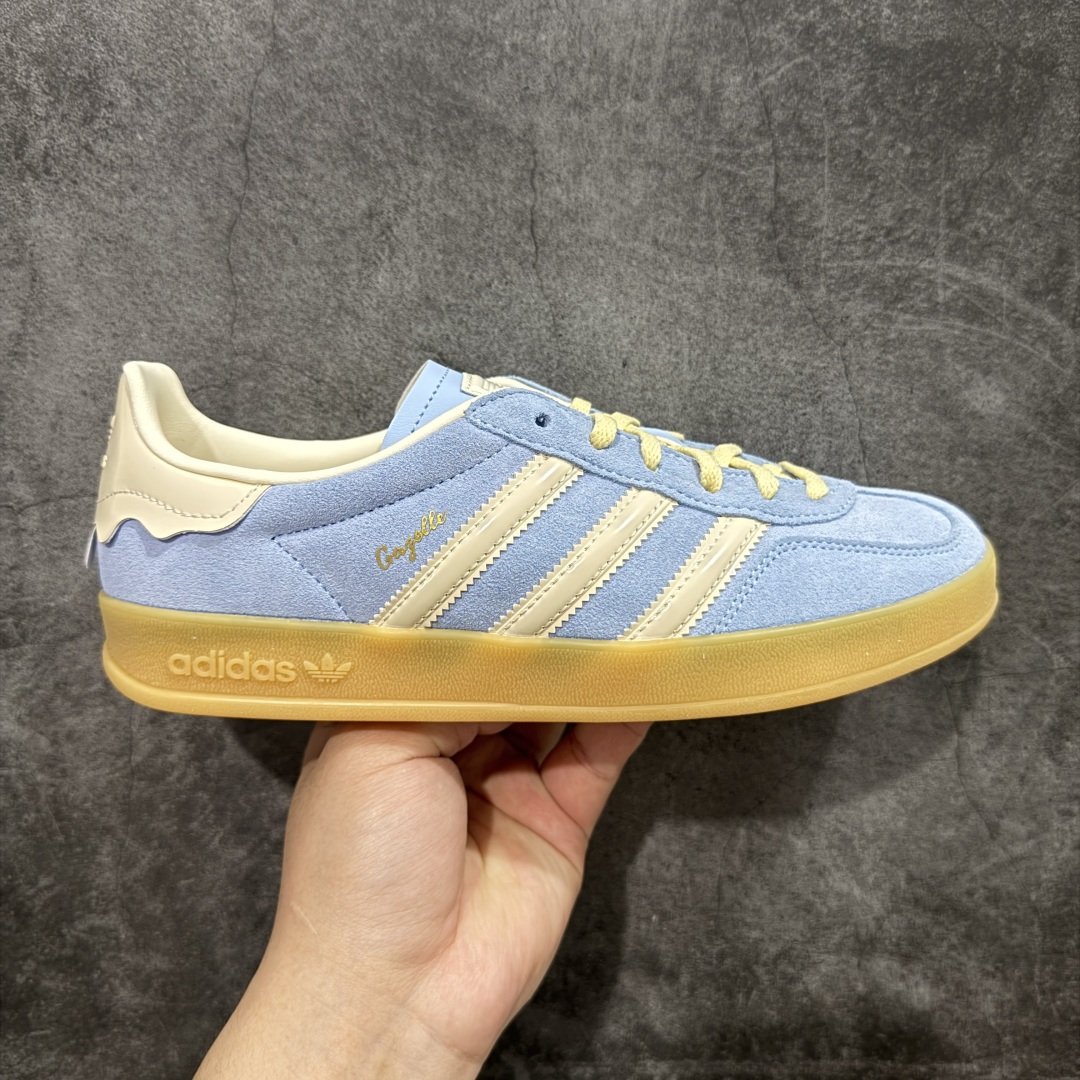 【渠道纯原版】AD Gazelle Indoor Trainers 羚羊内训系列低帮复古百搭休闲运动德训风板鞋 JR8029