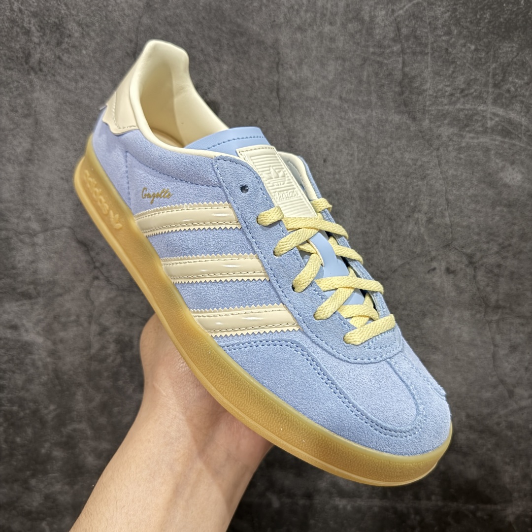 【渠道纯原版】AD Gazelle Indoor Trainers 羚羊内训系列低帮复古百搭休闲运动德训风板鞋 JR8029