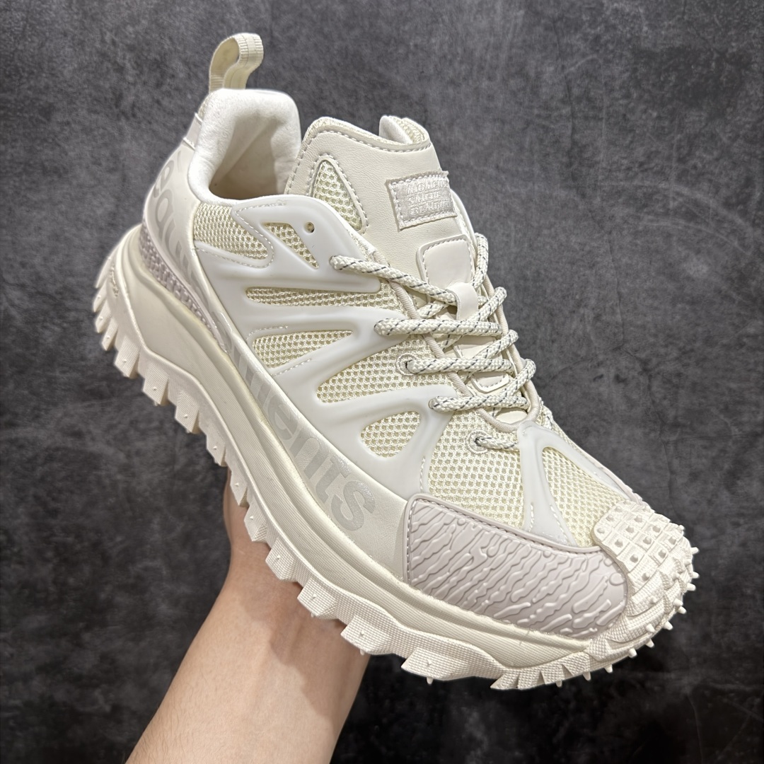 【纯原】Moncler 盟可睐/蒙口 Trailgrip GTX 抗撕裂材质山地户外鞋
鞋身采用