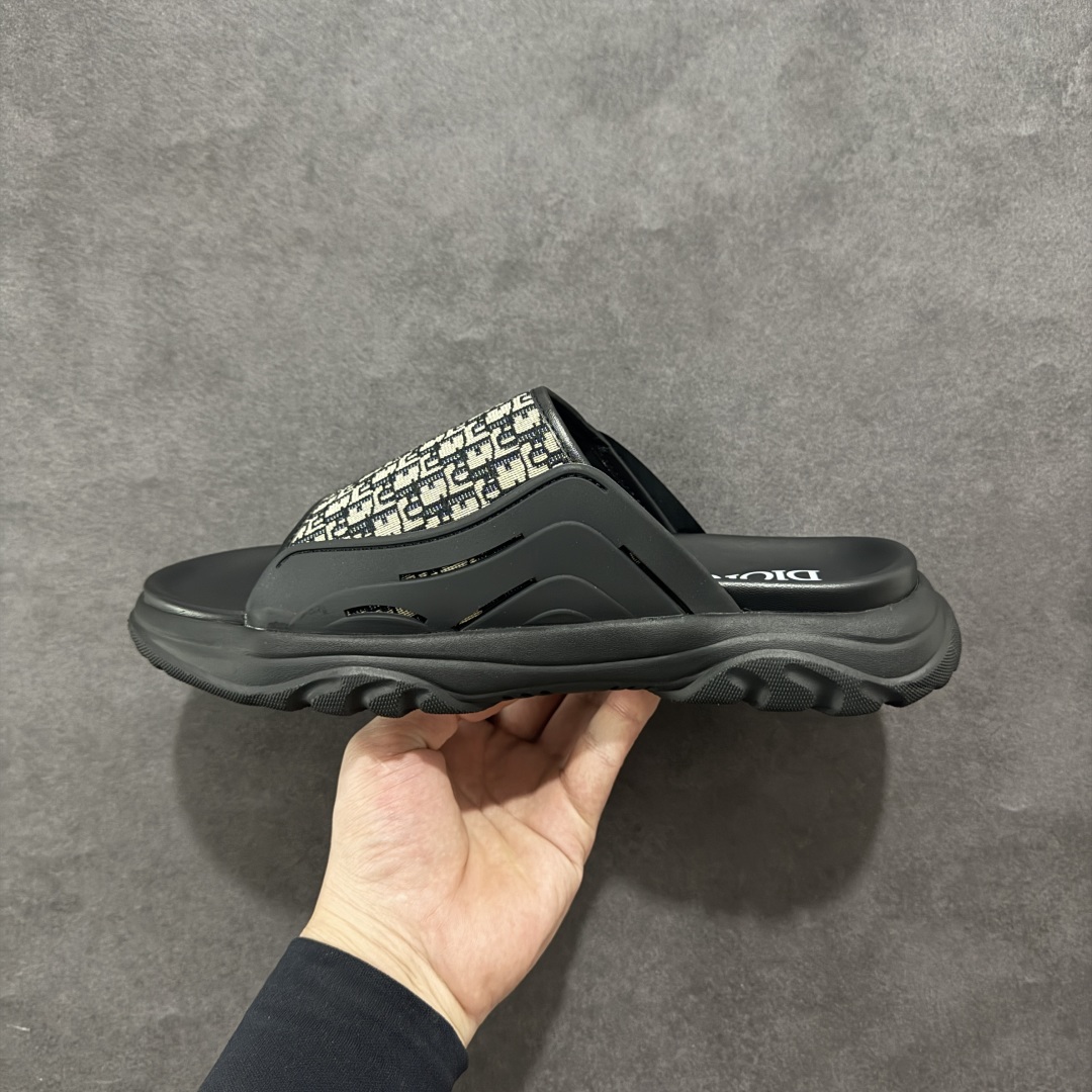 280 【广东纯原版本】Dior迪奥最新款H-Town系列Oblique厚底拖鞋凉鞋