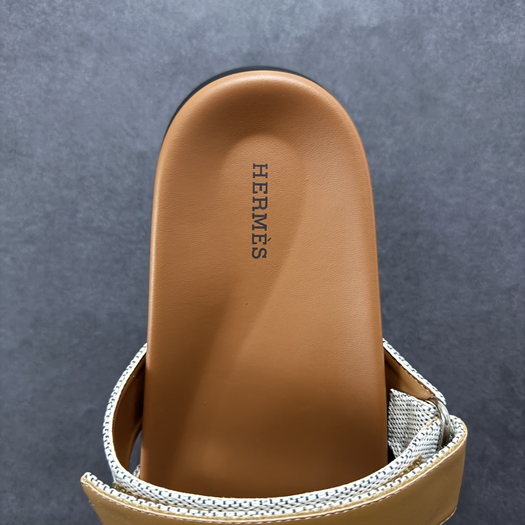 260 HERMES 爱马仕 Chypre 平底一字拖鞋 经典系列2025 最新经典款拖鞋