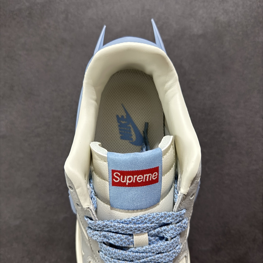  
【定制版】Nike Air Force 1'07 Low Supreme联名 浅蓝大勾 空军一号低帮