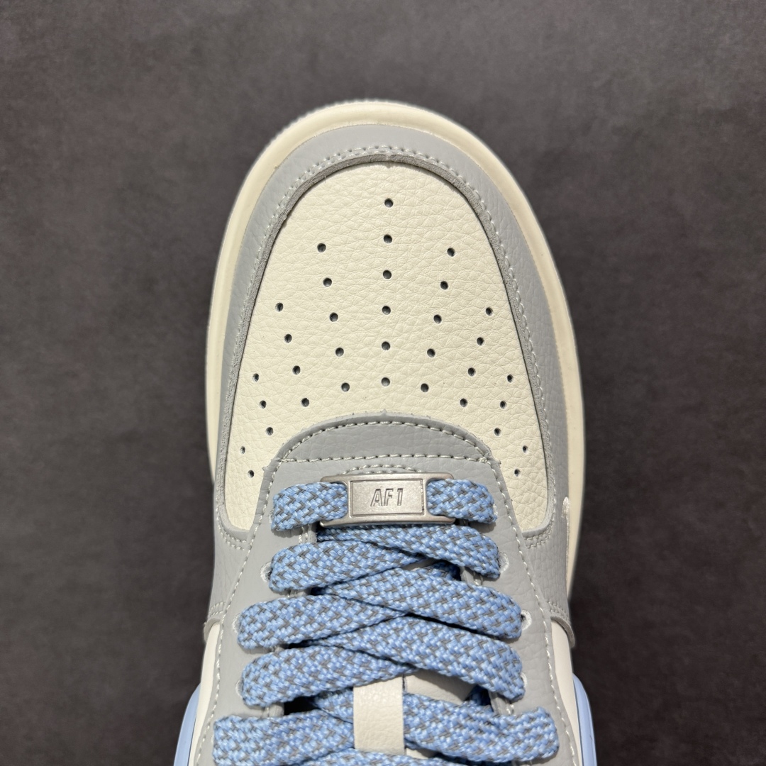  
【定制版】Nike Air Force 1'07 Low Supreme联名 浅蓝大勾 空军一号低帮