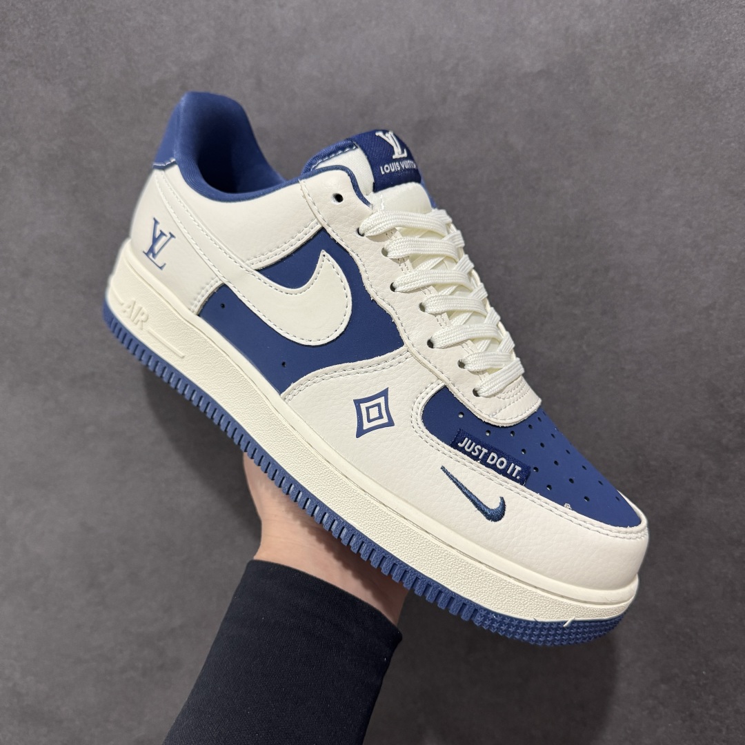  
【定制版】Nike Air Force 1'07 Low LV联名 米蓝Justdoit 空军一号低