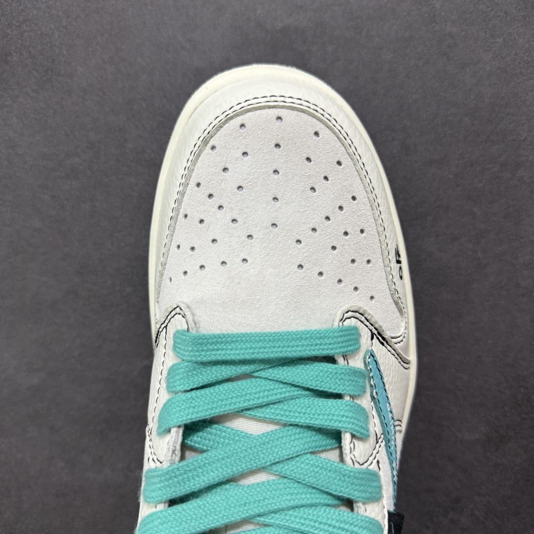  
【定制版】Air Jordan 1 Low AJ1 乔1 OFF联名-青灰 低帮复古文化休闲板鞋 X