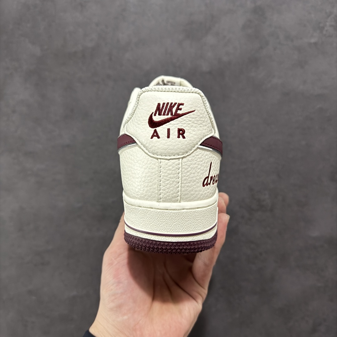 200 【定制版】Nike Air Force 1'07 Low ”Dream” 白酒红小勾 空军一号低帮休闲板鞋 DR2024-105