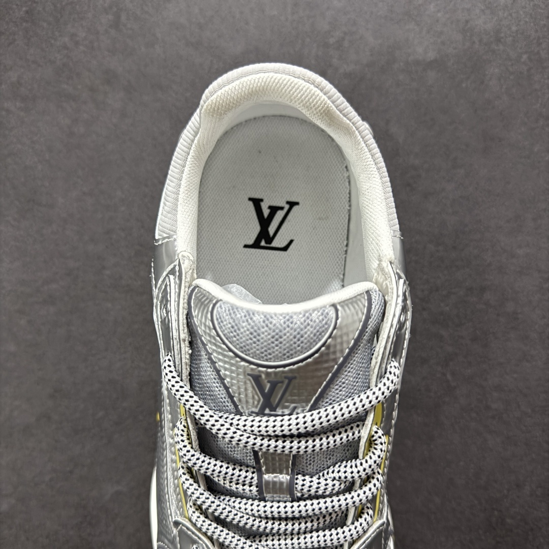 2025 LOUIS VUITTON Olympia 牛皮革 圆头系带 低帮 生活休闲鞋 男款 白色