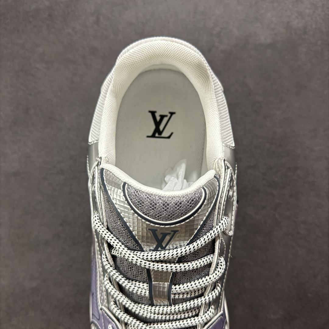 2025 LOUIS VUITTON Olympia 牛皮革 圆头系带 低帮 生活休闲鞋 男款 白色
