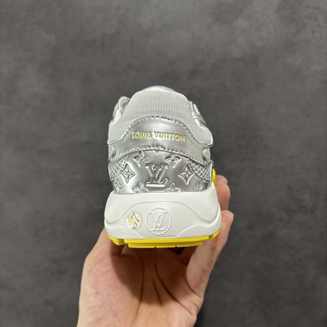 2025 LOUIS VUITTON Olympia 牛皮革 圆头系带 低帮 生活休闲鞋 男款 白色