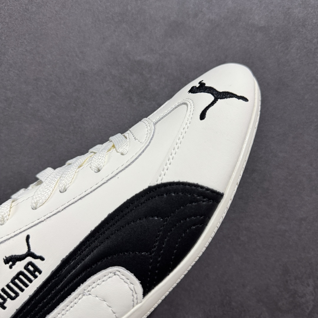 图片[5]-【YH版本】Puma Roma M Motorsport 彪马罗马阿莫尔系列低帮复古运动休闲赛车跑鞋 YY联名系列 黑色 全球知名运动品牌PUMA宝马赛车系列，融合了宝马车队的标志性配色，以趣味十足又前卫复古的设计引领潮流，将赛道精神融入街头时尚，开启前卫竞速之旅。自1978年巴伐利亚车队走上世界舞台，宝马赛车就在全球汽车制造和赛车运动领域留下了浓墨重彩的一笔。全新的两款BMW MMS Roma与BMW MMS Speedboat鞋款，均从宝马车型中汲取灵感。以黑或白为底色，融入经典配色，主打前卫复古风。Roma鞋款的鞋侧以复古的流线造型，缀以宝马经典Logo，巧妙吸睛；而Speedcat鞋款以亮眼三色条纹元素缀以舒适鞋面，赋予了独特的个性美学，演绎赛车的无尽能量。 货号：401603 -02 尺码 35.5 36 37 37.5 38 38.5 39 40 40.5 41 42 42.5 43 44 44.5 45-选品中心