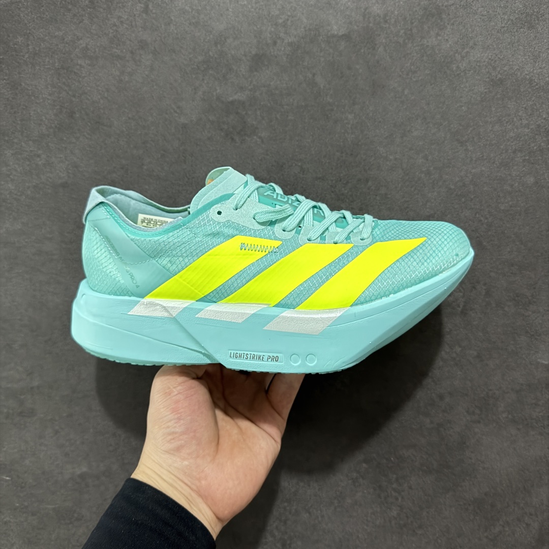 220 AD Adizero Adios Pro 4 M 轻盈跑鞋 耐磨减震专业跑步鞋 JR1251
