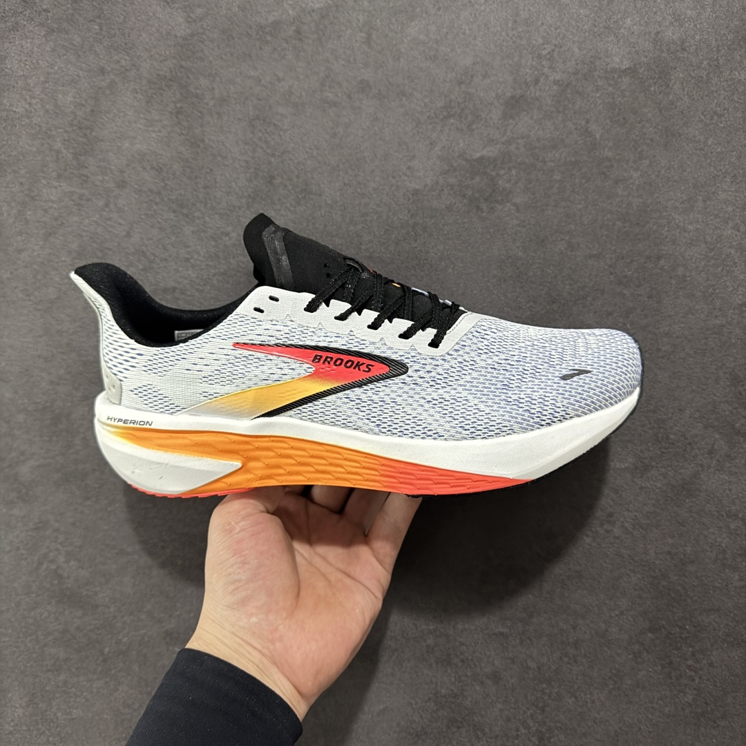 【公司级】外贸专供 Brooks 布鲁克斯 Hyperion 2 超弹轻盈跑步鞋 实拍首发 低帮透气缓震支撑休闲运动慢跑鞋 采用改进工程空气网眼组合热熔工艺 鞋面材质搭载DNA LOFT V2密度泡棉缓震系统 中底外置防滑耐磨橡胶底片 货号: 1104321D441 尺码:36-45(带半码)-选品中心