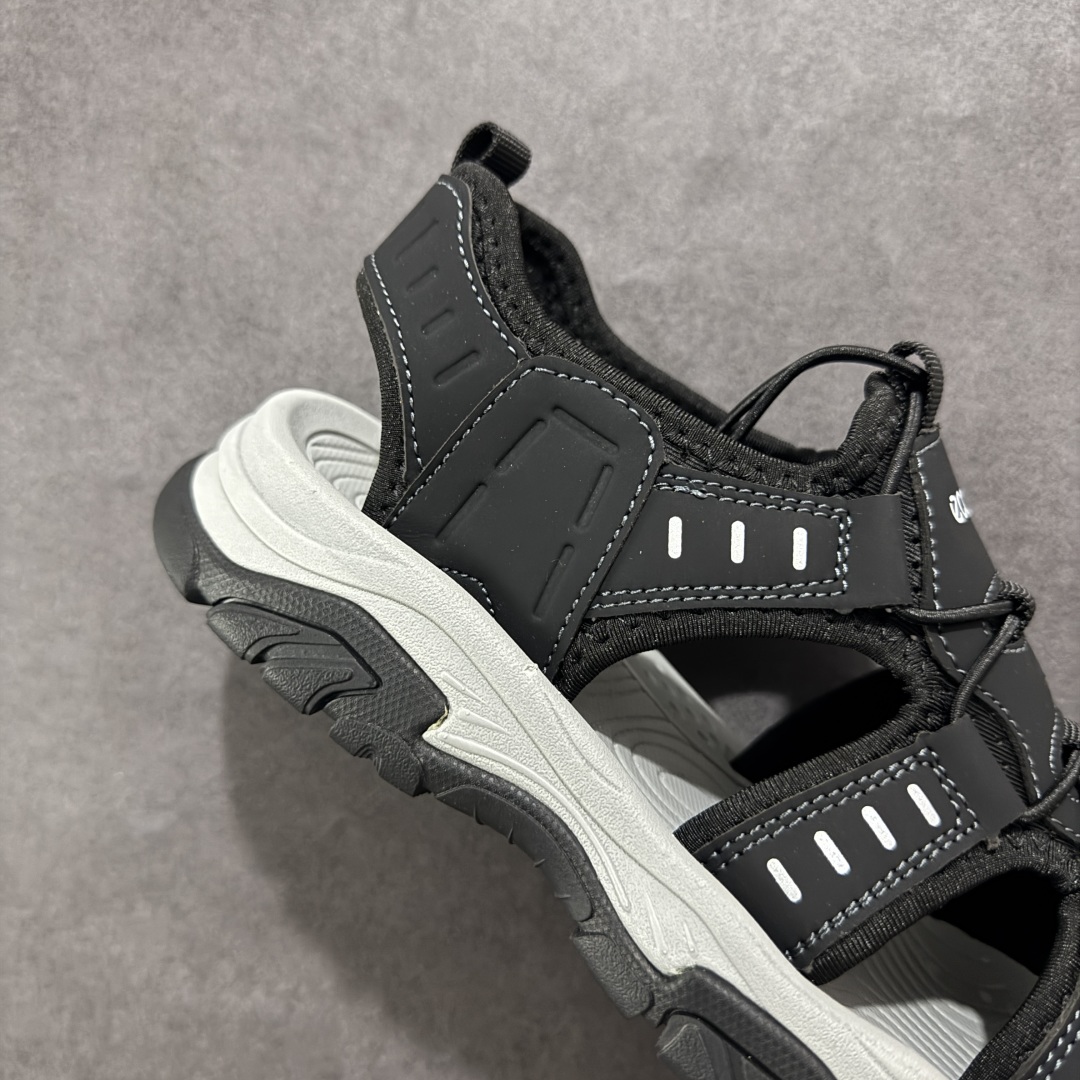 图片[6]-【公司级】2025夏季ECCO/爱步运动休闲男士凉鞋 舒适防滑魔术贴夏季包头凉鞋 境界系列 甄选牛皮鞋面 细腻亲肤清爽 多种拼接设计 时尚有型 潮流穿搭 粘条设计 操作简单，舒适合脚穿脱方便 舒适内里材质，细腻贴脚 亲肤舒适不伤脚 搭配柔软鞋垫 有效缓压 橡胶大底，简约不简单 在不同环境下，都能提供优秀的抓地力和耐损效果 潮弄风尚 不羁腔调 尺码： 39 40 41 42 43 44 （皮鞋码）-选品中心