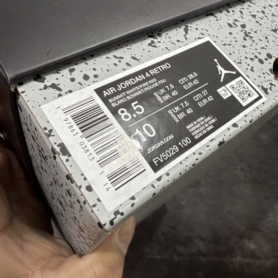 【外贸纯原】Air Jordan AJ4 Retro White Cement 白水泥 复刻2025