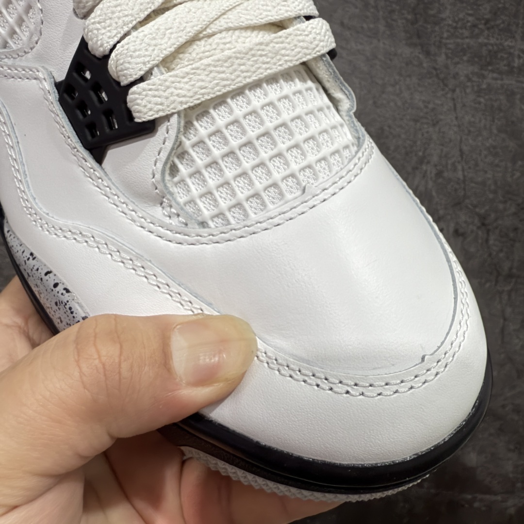 【外贸纯原】Air Jordan AJ4 Retro White Cement 白水泥 复刻2025