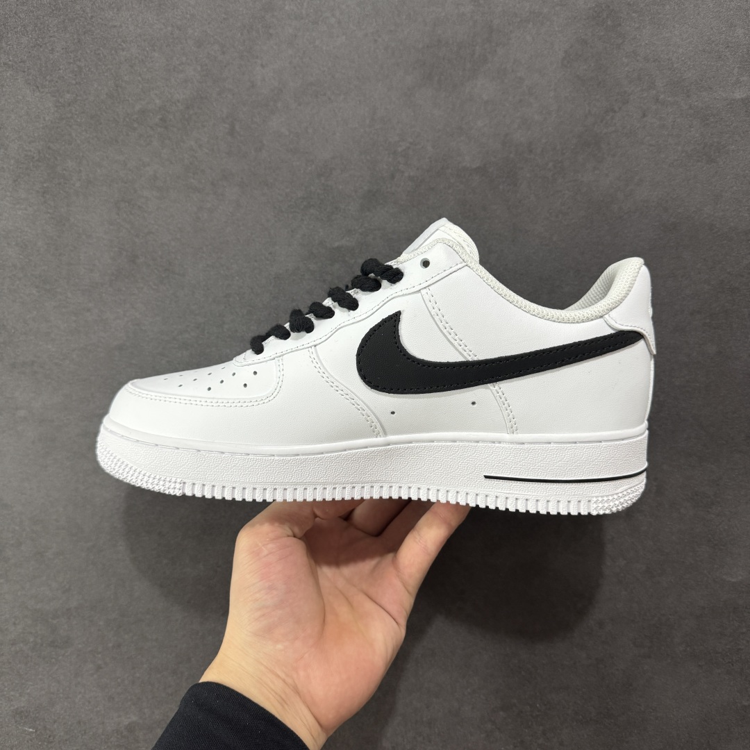 260 【定制版】官方爆款定制 Nike Air Force 1 Low’07 白黑麻绳 空军一号低帮休闲板鞋 ZH0316-072
