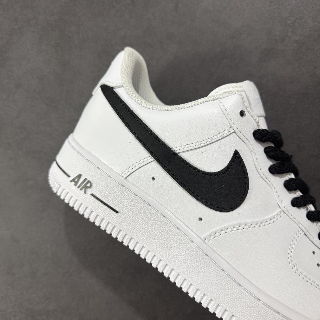 260 【定制版】官方爆款定制 Nike Air Force 1 Low’07 白黑麻绳 空军一号低帮休闲板鞋 ZH0316-072