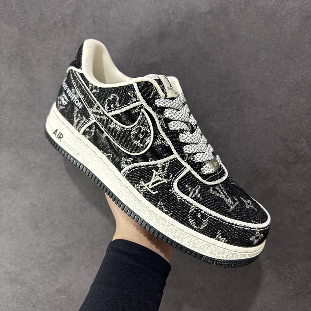 260 【定制版】Nike Air Force 1'07 Low LV联名 深黑色牛仔 空军一号低帮休闲板鞋 SC9207-531