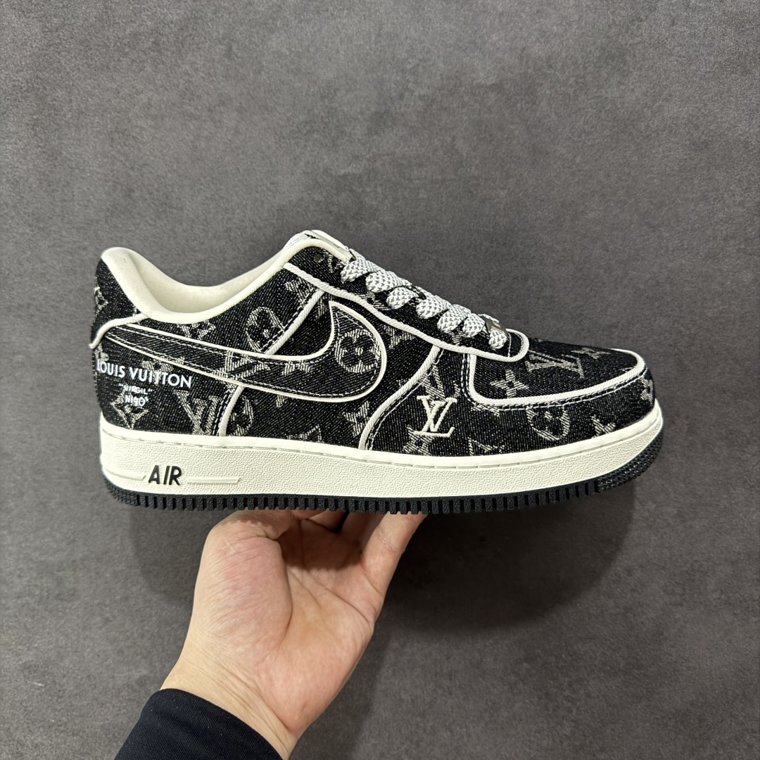 260 【定制版】Nike Air Force 1'07 Low LV联名 深黑色牛仔 空军一号低帮休闲板鞋 SC9207-531