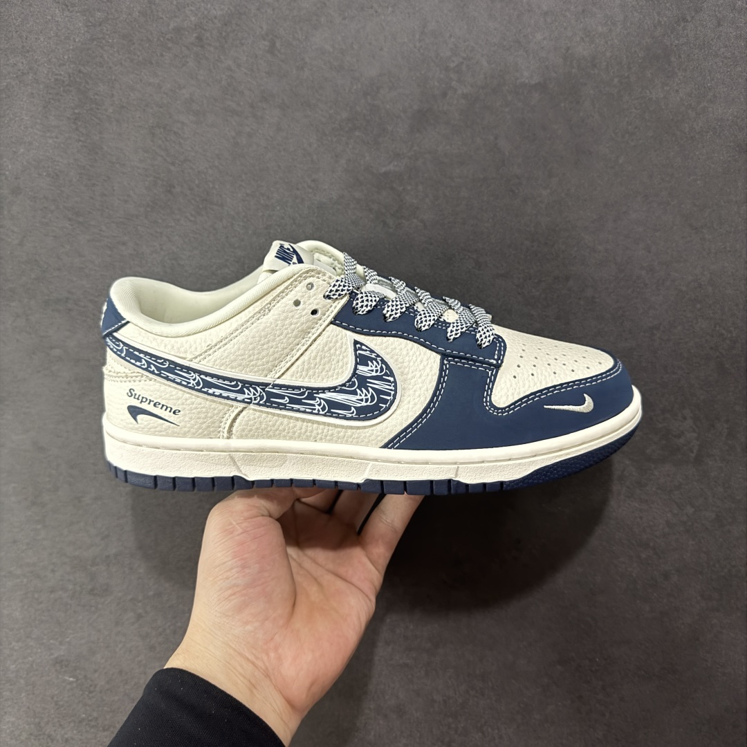 280 【定制版】Nike SB Dunk Low Sup系列 蓝白涂鸦蓝勾 低帮休闲板鞋 LW1818-116