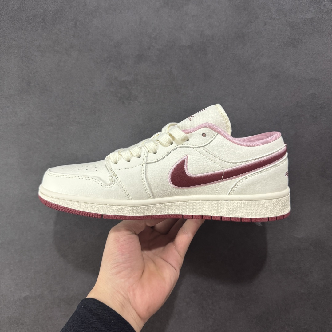 280 【定制版】Air Jordan 1 Low AJ1 乔1 情人节限定 红樱桃 高端定制 低帮复古篮球鞋 XX3168-520