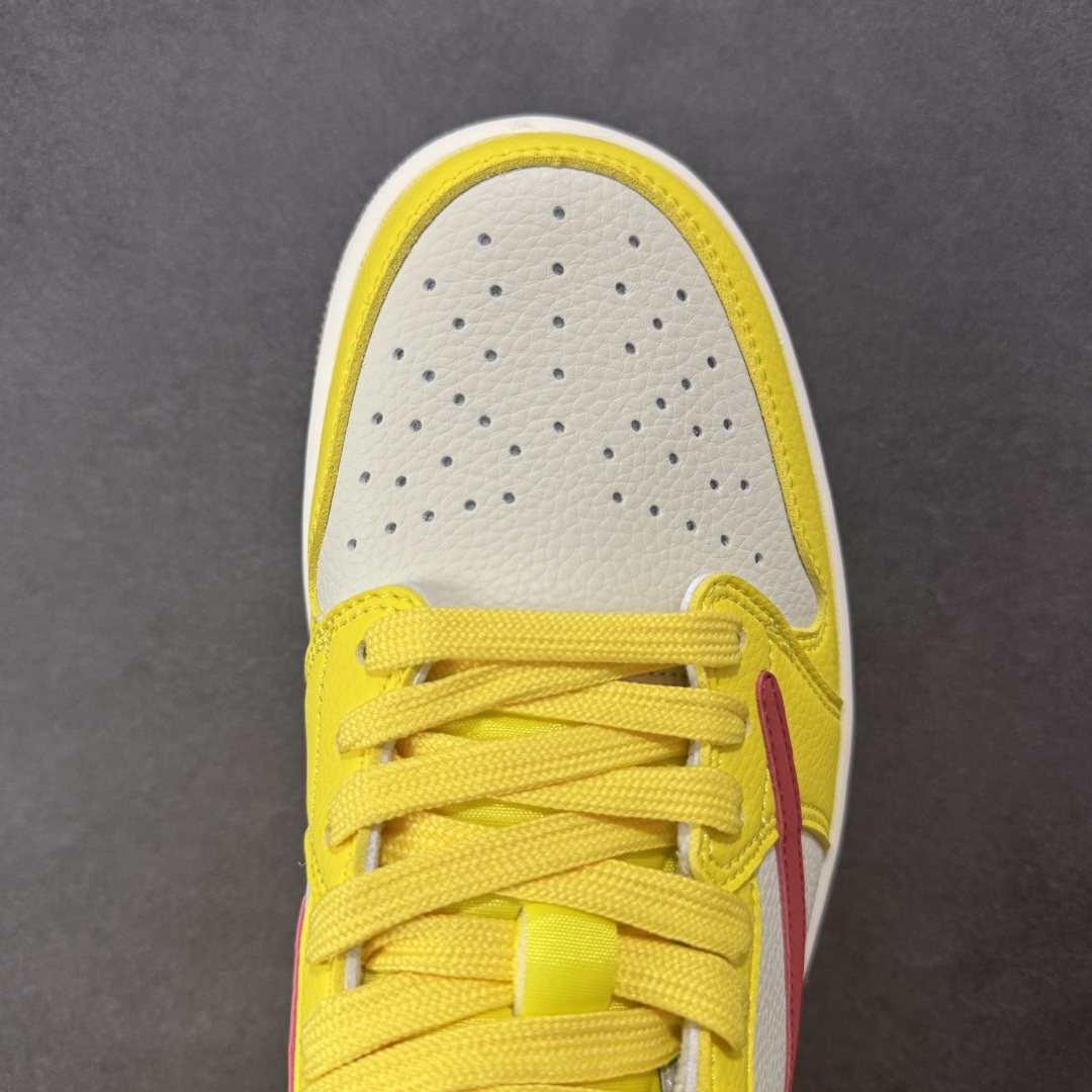 280 【定制版】Travis Scott x Fragment Design x Air Jordan 1 Low SP AJ1 联名倒勾 低帮文化休闲板鞋 DN6901-091