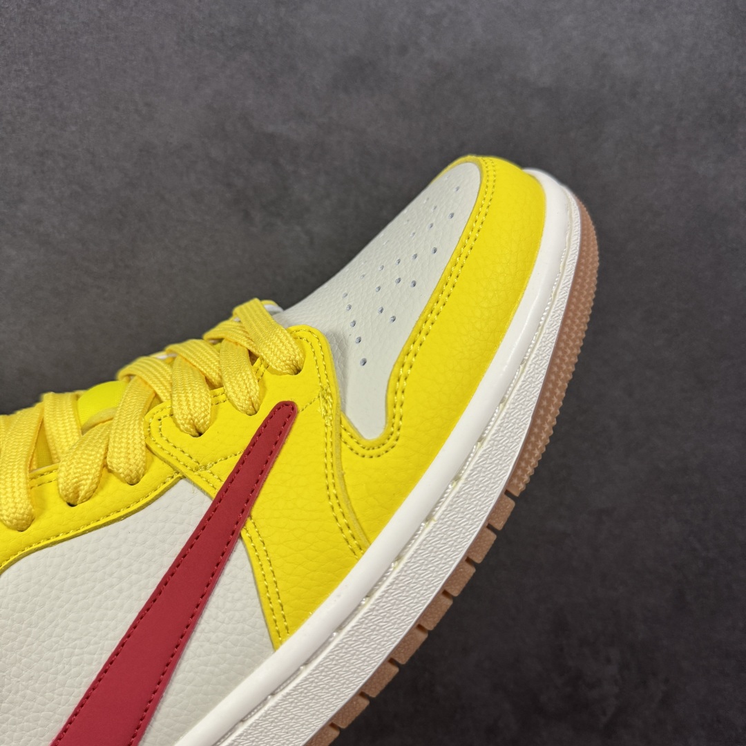 280 【定制版】Travis Scott x Fragment Design x Air Jordan 1 Low SP AJ1 联名倒勾 低帮文化休闲板鞋 DN6901-091