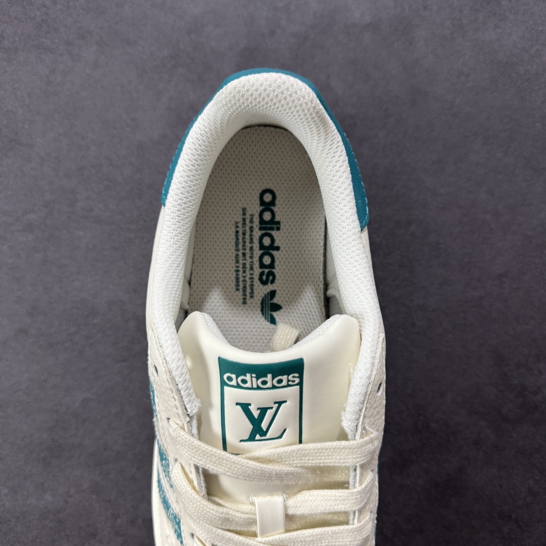 【定制版】Lv x Ad Superstar 定制配色 路易威登联名 三叶草低帮休闲百搭贝壳头板鞋 AD0001