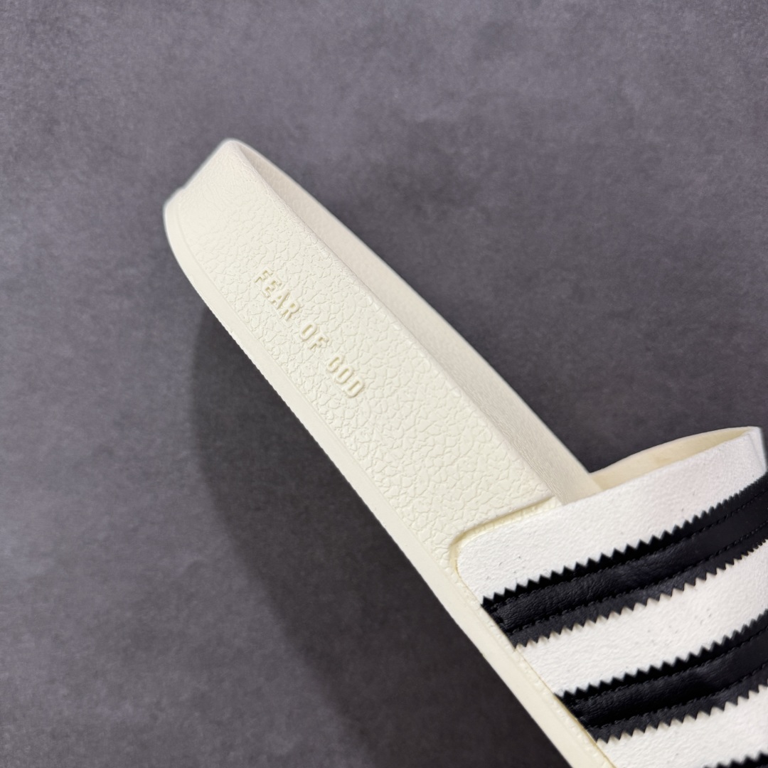 100 Fear of God x adidas Adilette Slides 舒适 防滑一字拖鞋 男女同款 IH2272