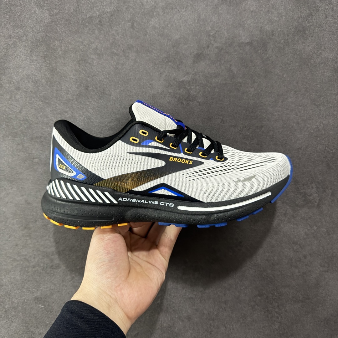 【公司级】外贸热款 Brooks 布鲁克斯 Adrenaline GTS 23 网面运动鞋 官方售价1K+ 正确蓝底带钢印 平台专供品质 尺码:36-46-选品中心