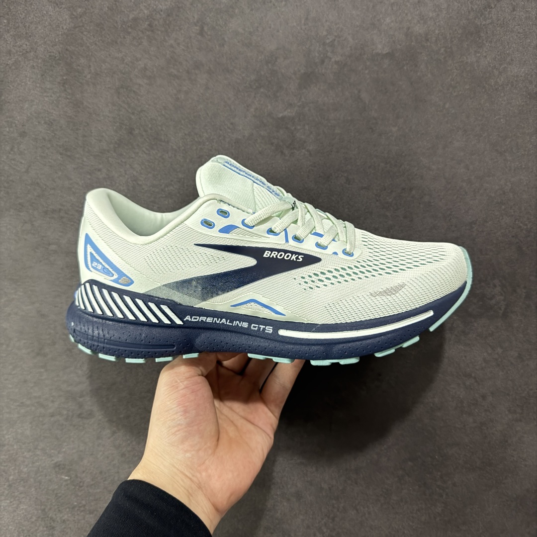 【公司级】外贸热款 Brooks 布鲁克斯 Adrenaline GTS 23 网面运动鞋 官方售价1K+ 正确蓝底带钢印 平台专供品质 尺码:36-46-选品中心