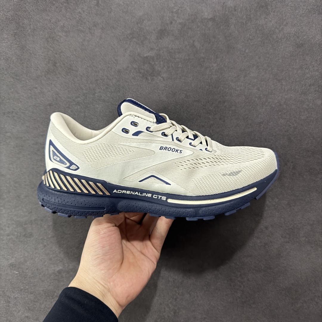 【公司级】外贸热款 Brooks 布鲁克斯 Adrenaline GTS 23 网面运动鞋 官方售价1K+ 正确蓝底带钢印 平台专供品质 尺码:36-46-选品中心