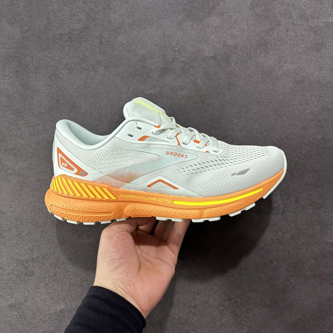 【公司级】外贸热款 Brooks 布鲁克斯 Adrenaline GTS 23 网面运动鞋 官方售价1K+ 正确蓝底带钢印 平台专供品质 尺码:36-46-选品中心