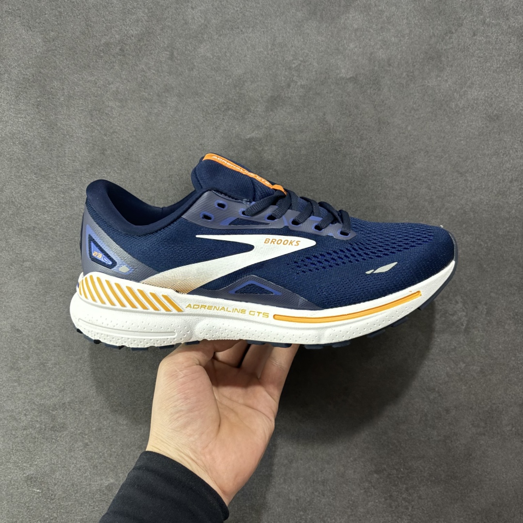 【公司级】外贸热款 Brooks 布鲁克斯 Adrenaline GTS 23 网面运动鞋 官方售价1K+ 正确蓝底带钢印 平台专供品质 尺码:36-46-选品中心
